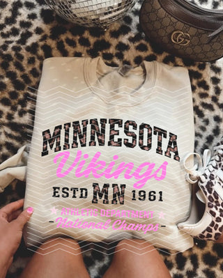 Custom leopard Viking athletic department