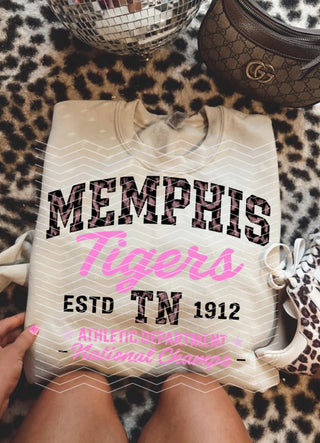 Custom leopard Memphis  athletic department