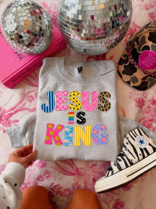 CCB exclusive faux patch Jesus Is King