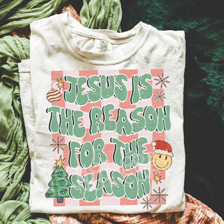 Jesus is the reason comfort colors tee size small ready to ship