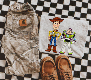 Faux rhinestone buzz and wood | Kids graphic