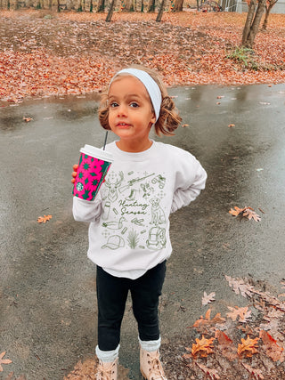 Hunting season doodle collage  | Kids graphic