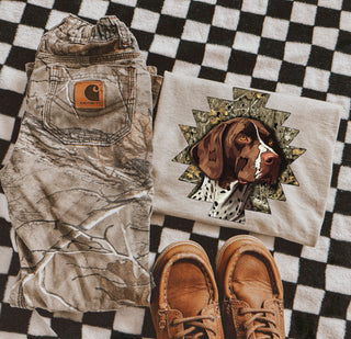 Camo hunting dog | Kids graphic