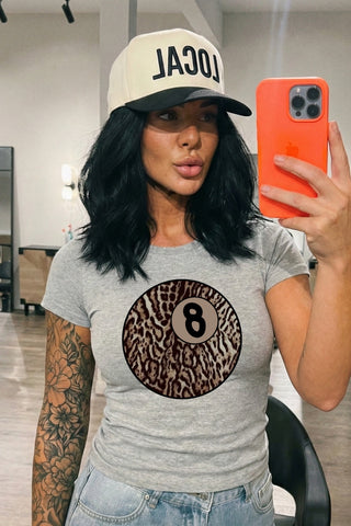Leopard 8 ball tanks + baby tees