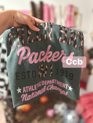 Custom leopard packers athletic department