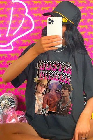 TRENDY CHECKERED CCB EXCLUSIVE BIEBER COLLAGE
