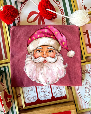 BOUJEE PINK SANTA HAT