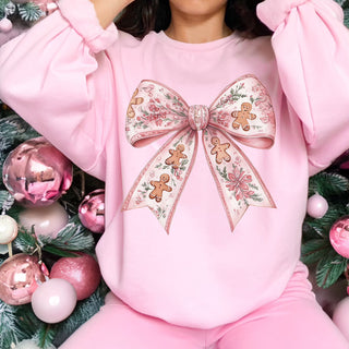 Pink gingerbread bow